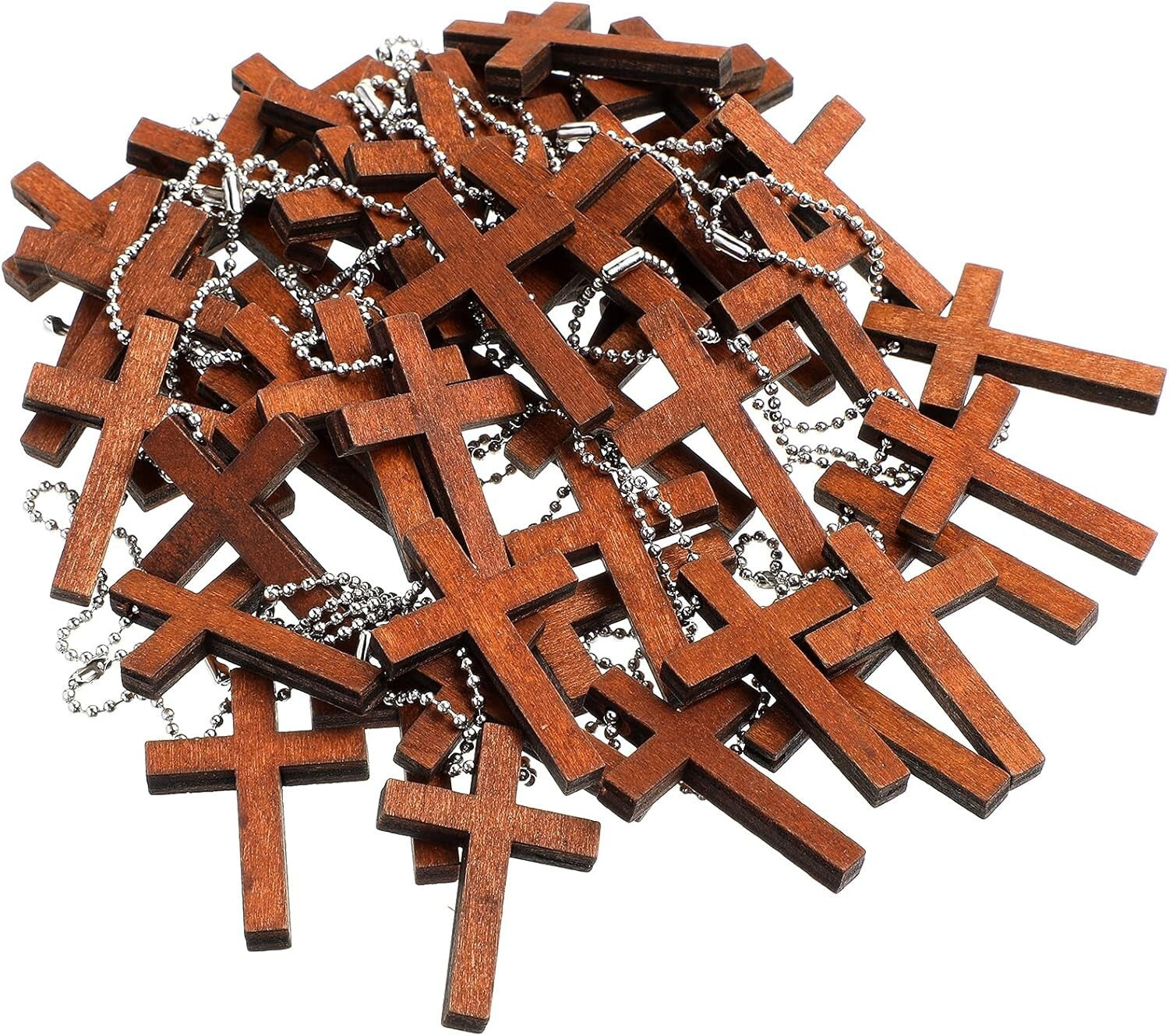 Versatile Mini Christian Cross Charms - Perfect for Jewelry Crafting & Decor