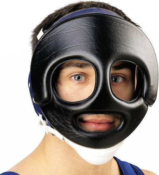 Essential Wrestling Face Guard with Total Padding - Unisex Adult Protection