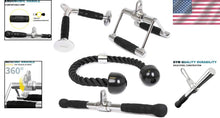 Load image into Gallery viewer, Premium Ergonomic Triceps Pull Down Cable Attachments for Efficient Workouts