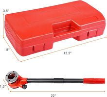Load image into Gallery viewer, Lightweight Pipe Threader Kit with 6 Malleable Cast Iron Dies - 1/4" to 1-1/4"