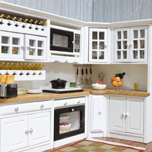Load image into Gallery viewer, Luxurious 1:12 Scale Miniature Dollhouse Kitchen Furniture Set with Accessories