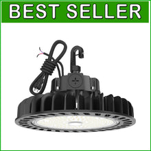 Load image into Gallery viewer, IP65 Rated 150W UFO LED High Bay Light - 1-10V Dimmable Indoor Lighting Solution