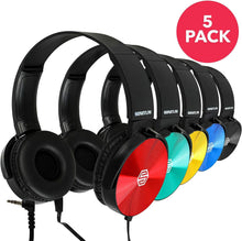 Load image into Gallery viewer, Durable &amp; Comfy Kids Headphones Bulk Set - Ideal for School and Online Learning