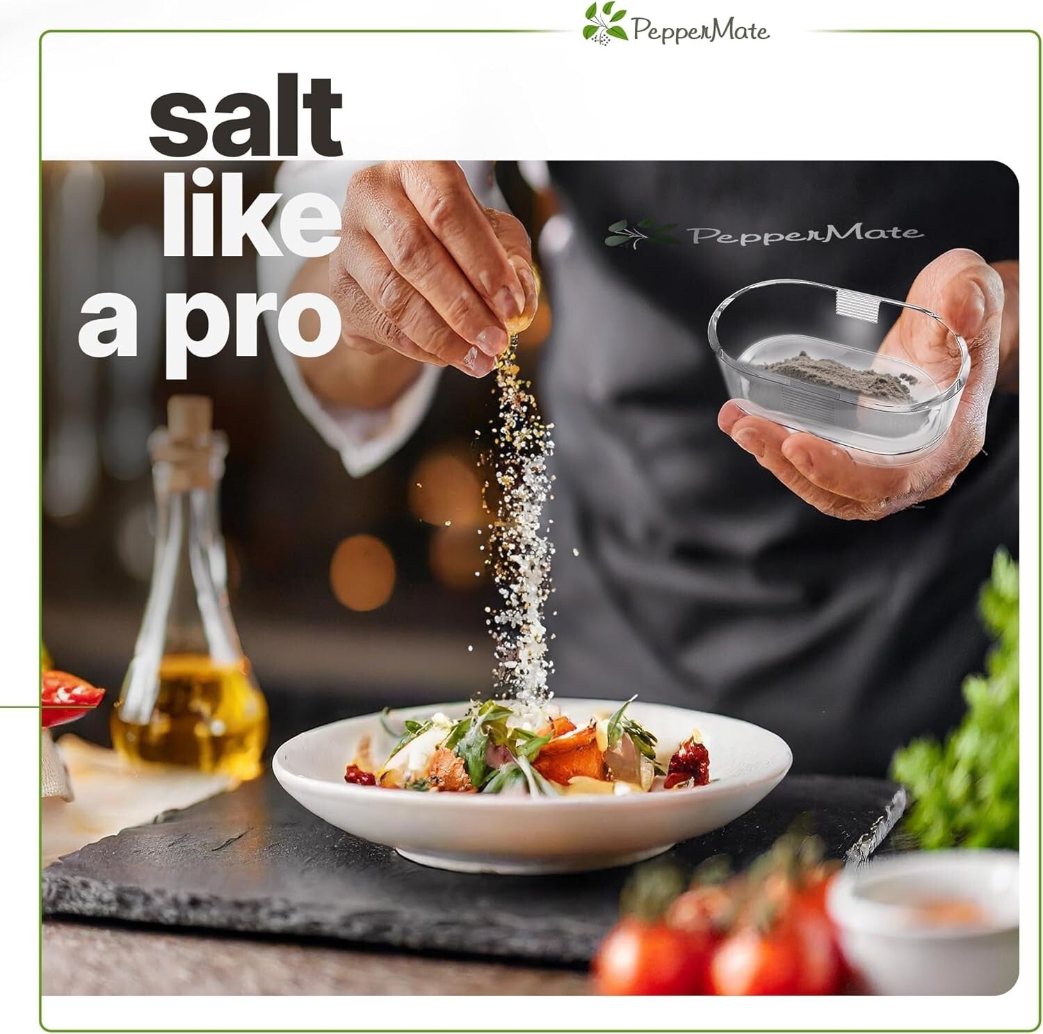 Elegant White Ceramic Pepper Mill – Manual High Volume Salt & Pepper Grinder