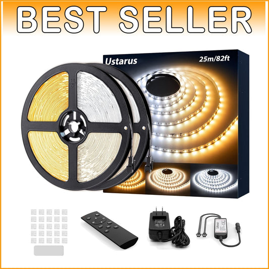 Long-Lasting 24V Flexible LED Strip Lights with Remote - Ideal for Home Ambiance