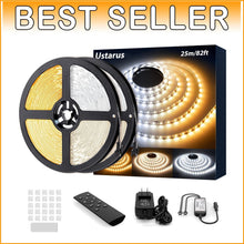 Load image into Gallery viewer, Long-Lasting 24V Flexible LED Strip Lights with Remote - Ideal for Home Ambiance