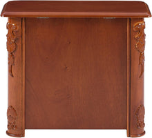 Load image into Gallery viewer, Compact Woodbury Mahogany Step Stool with Hidden Storage - Bedroom Elegance
