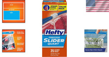 Load image into Gallery viewer, Quintessential Quart Size Slider Freezer Bags - 35 Count for Ultimate Freshness