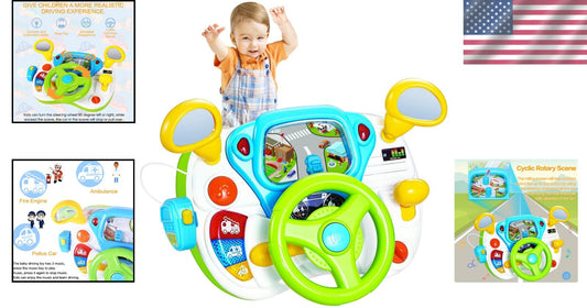 First Driving Steering Wheel Toy for Toddlers - Interactive Learning Fun