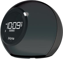 Load image into Gallery viewer, Stylish Dual Alarm Clock Radio with Bluetooth Speaker and Mood Light - Portable