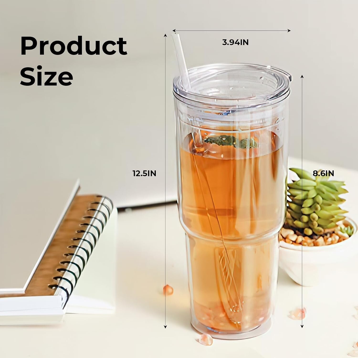 Durable 30oz Insulated Tumblers with Lids - Ideal for Cold Drinks, 4 Pack