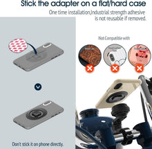Load image into Gallery viewer, Motorcycle Phone Mount with Vibration Dampener for Secure Cycling Experience
