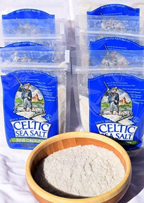 Versatile Fine Ground Sea Salt - 48 oz. of Authentic Taste, 6 Resealable Bags