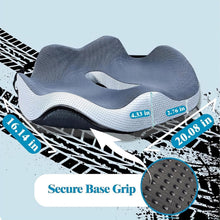Load image into Gallery viewer, Ergonomic X-Large Seat Cushion with Adjustable Straps for Truck Driving Comfort