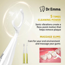 Load image into Gallery viewer, Portable Sonic Electric Flosser and Toothbrush Combo for Travel-Friendly Hygiene