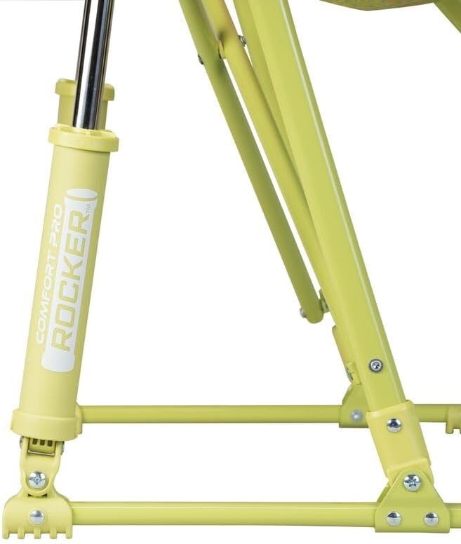 Comfort Pro Rocker - Stylish Floral Folding Chair with Drink Holder for Outdoors