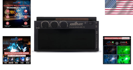 Auto Darkening Welding Lens 2x4 with Variable Shade 9-13 for Optimal Protection