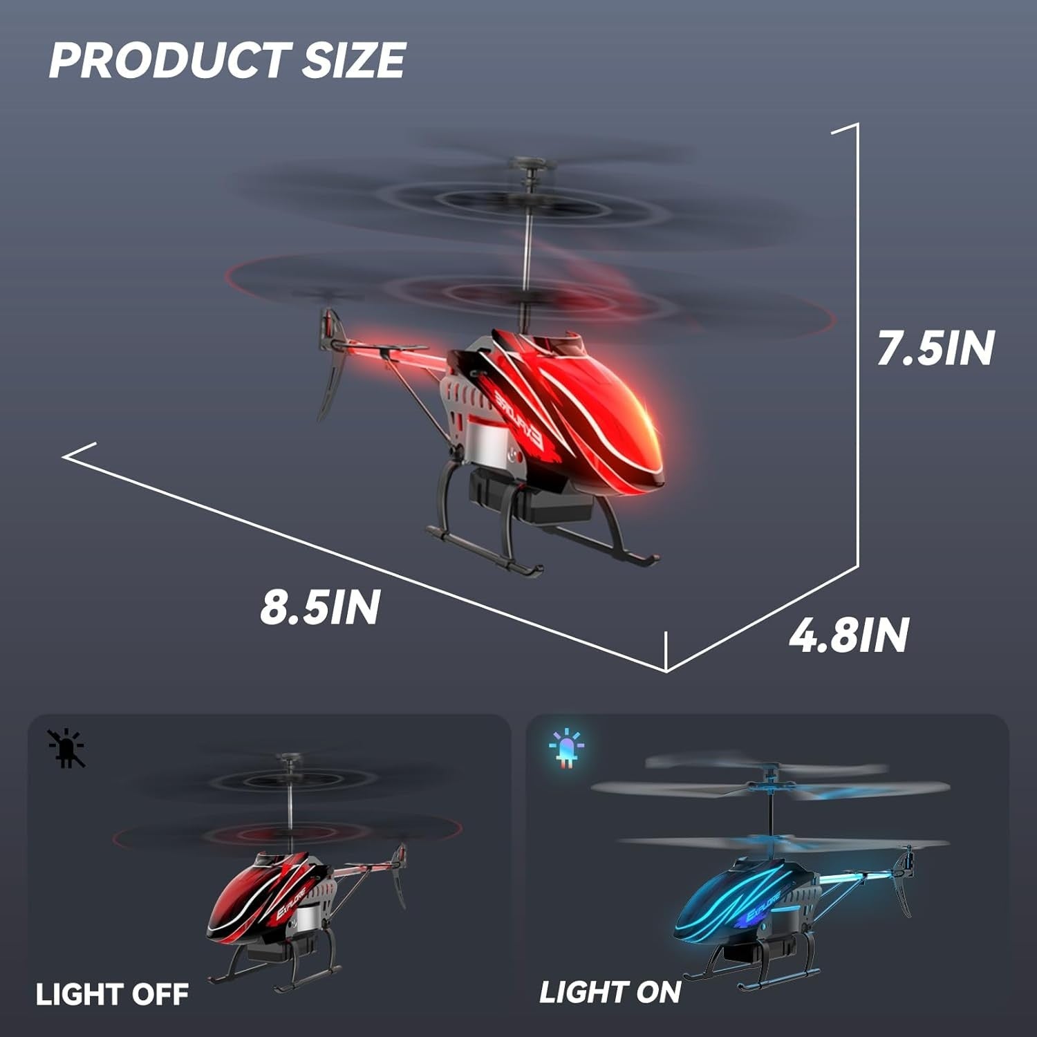 Remote Control Helicopter - Exciting 30 Min Flight & Educational Toy for Kids