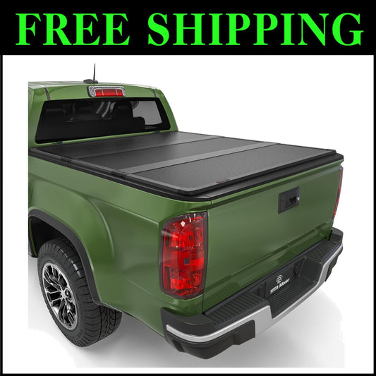Secure Tri-Fold Truck Bed Cover with LED Light for 2015-2025 Colorado/Canyon