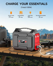 Load image into Gallery viewer, Emergency Ready 146Wh Power Bank - Reliable Solar Power for Outdoor Adventures