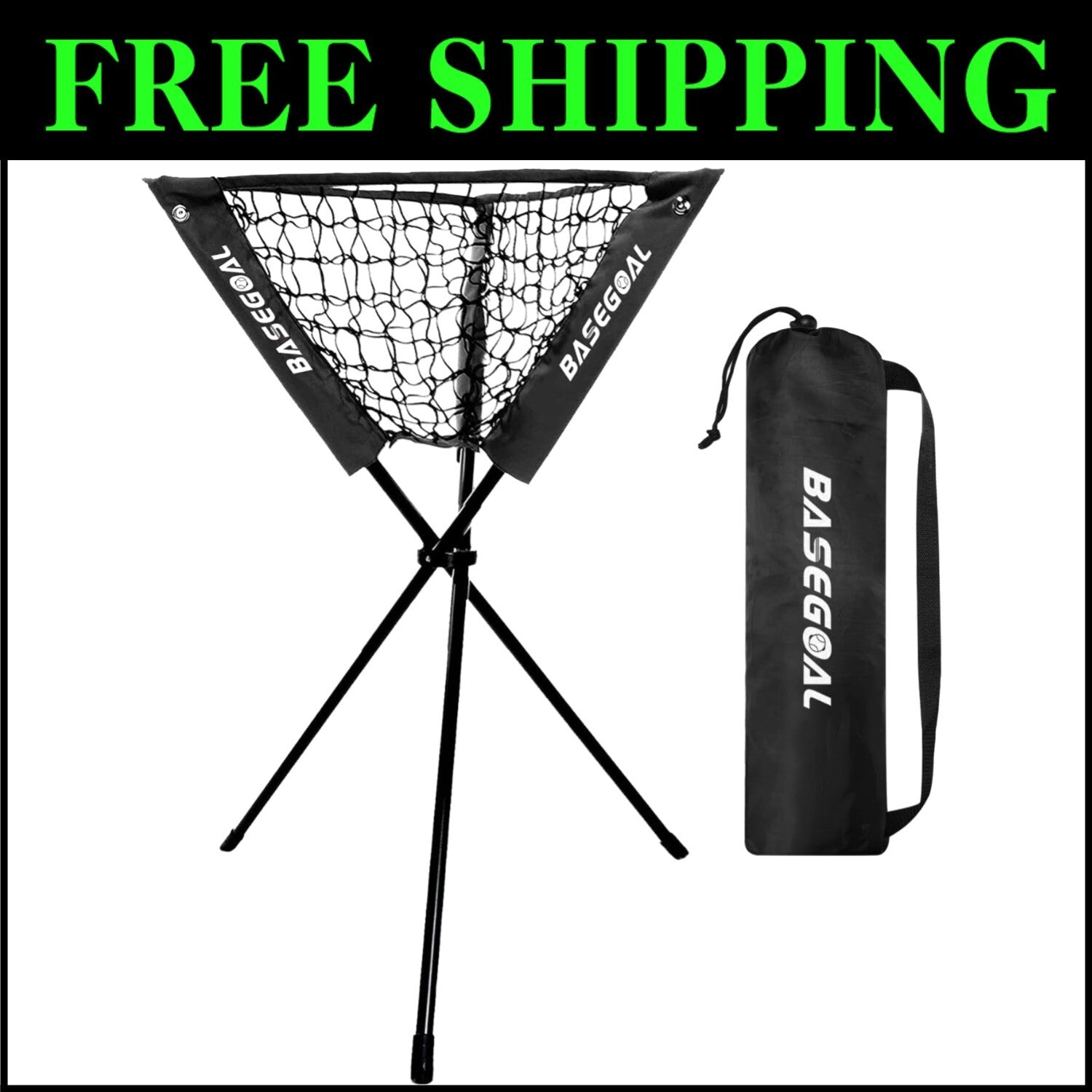 Lightweight Foldable Ball Caddy with Triangular Stability for Young Athletes