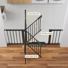 Load image into Gallery viewer, Safety First: Adjustable 29.7-54.2" Two-Way Access Baby Gate - Easy Walk Through