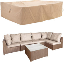 Load image into Gallery viewer, Heavy-Duty Waterproof Patio Table Cover 136x88in - Fade &amp; Wind Resistant