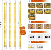 Load image into Gallery viewer, Ladder Style Plant Stands with Adjustable Grow Lights - Perfect for Home Décor