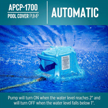 Load image into Gallery viewer, High-Efficiency 115V Submersible Pool Pump - 1/3 HP, 1745 GPH, 25-Ft Cord