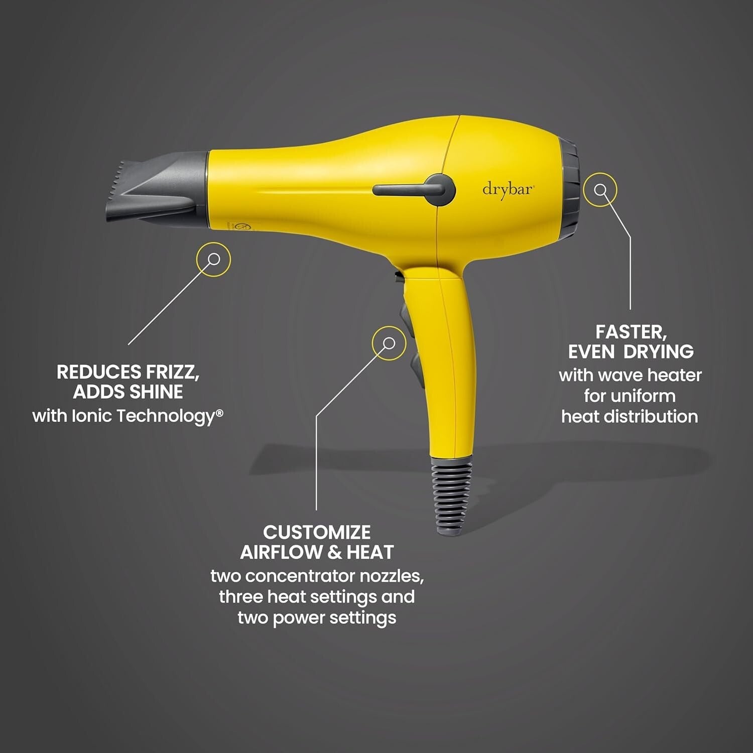 Professional Quality Lightweight Blow Dryer - Ideal for Effortless Blowouts