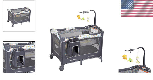 Tanzania Playard with Full-Size Bassinet - Comfortable & Entertaining Space