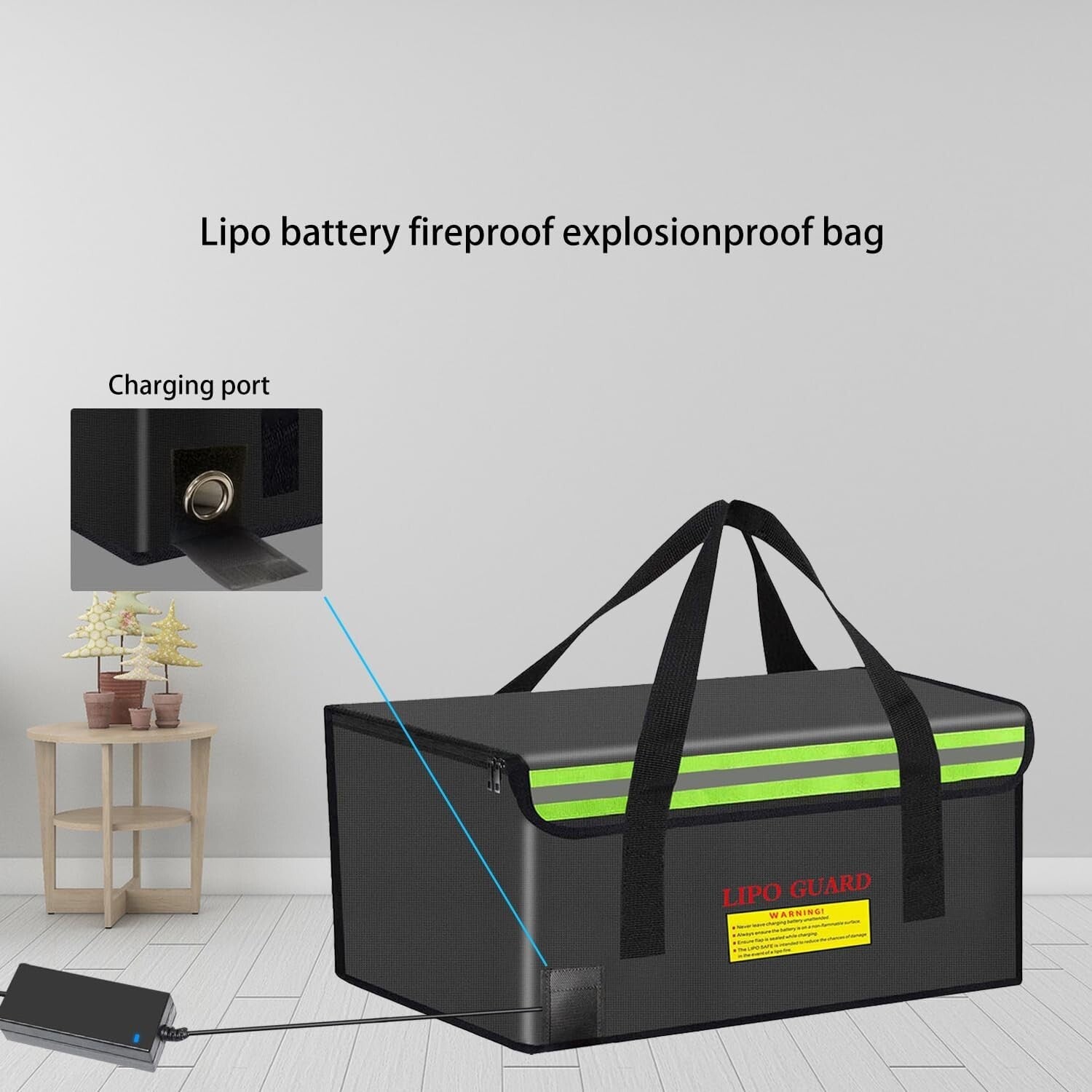 Fireproof Lipo Battery Storage Bag - Large Capacity 500*350*300mm Safe Pouch
