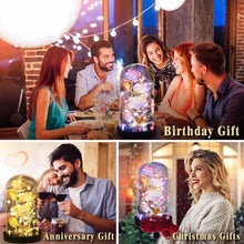 Load image into Gallery viewer, Eternal Glass Dome Rose Flower - Perfect Birthday and Valentine's Gift for Women