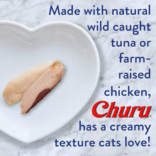 Load image into Gallery viewer, 72 Tube Variety Pack of Lickable Creamy Cat Treats - Tuna &amp; Chicken Flavors