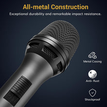 Load image into Gallery viewer, Professional XLR Microphone with Hypercardioid Pickup for Crystal-Clear Sound