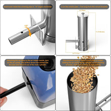 Load image into Gallery viewer, Portable Electric BBQ Smoker - Stainless Steel Cold Smoke Generator with Lid