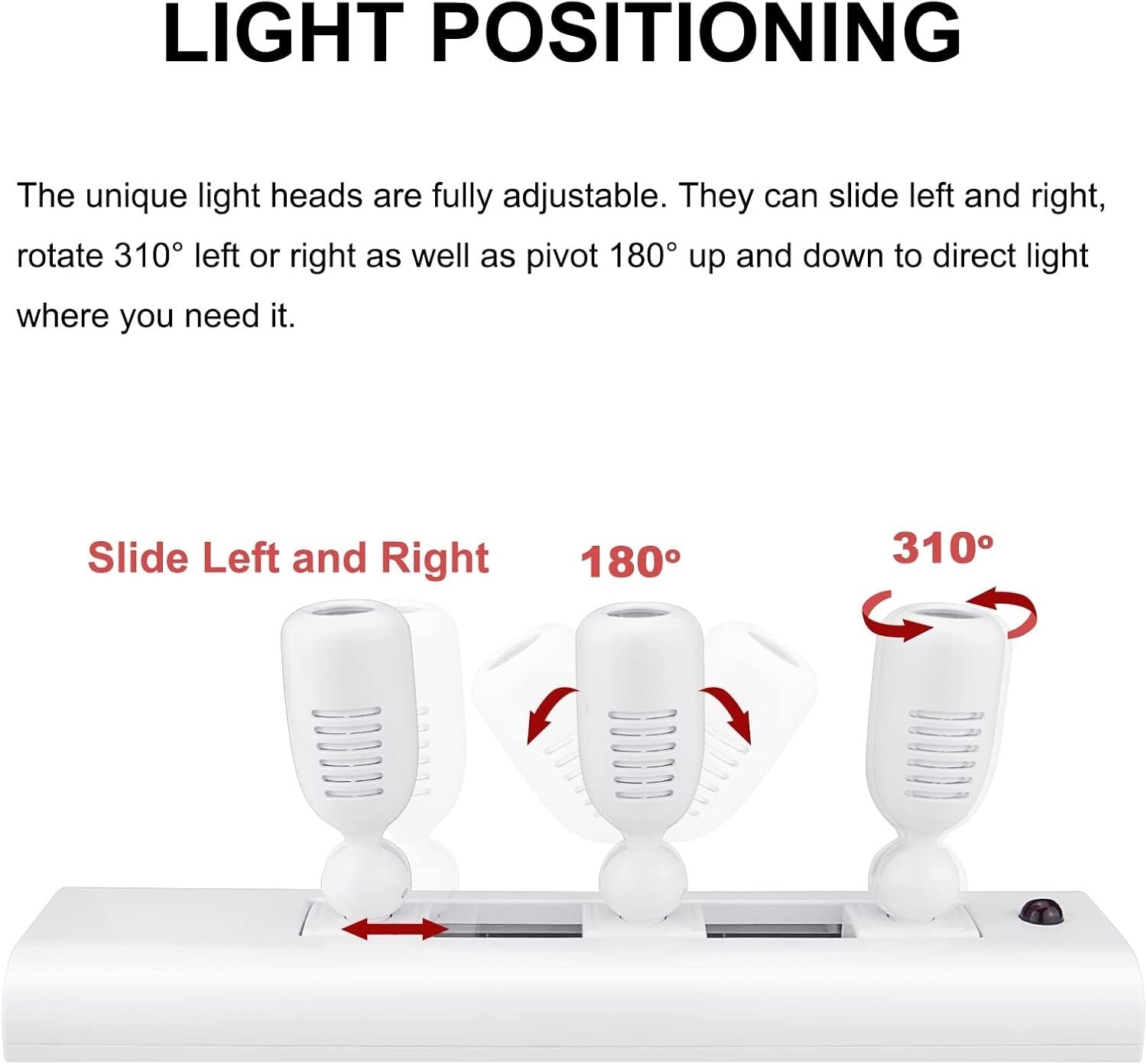 Adjustable Wireless LED Spotlights for Art Displays - Easy Mount Rechargeable
