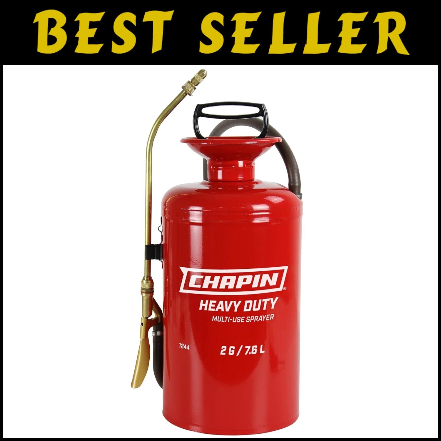 Premium 2-Gallon Professional Grade Tri-Poxy Steel Sprayer for Garden Care