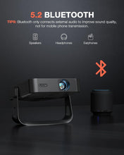 Load image into Gallery viewer, High-Performance Native 1080P Mini Projector with Seamless WiFi &amp; Bluetooth