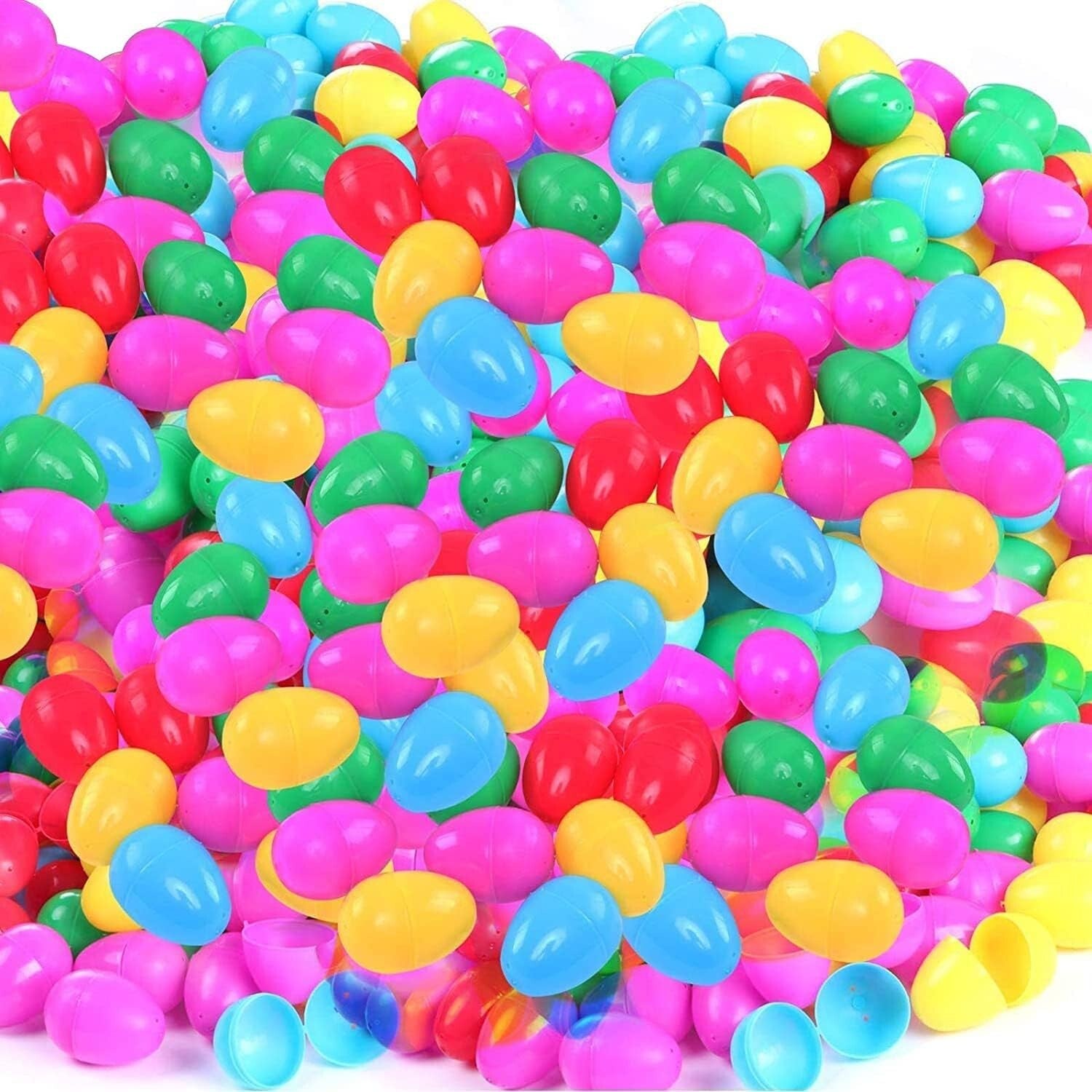 Party-Ready 2000 Pcs Plastic Easter Eggs - Ideal for Hunts and Basket Stuffers