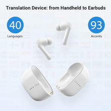 Load image into Gallery viewer, AI-Powered Language Translator Earbuds: 40 Languages, Active Noise Cancelling