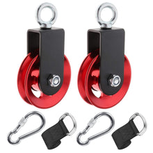 Load image into Gallery viewer, Versatile Aluminum Pulley Kit with Double-Sided Bearings - Perfect for Lifting