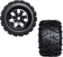 Load image into Gallery viewer, High-Performance 1/8 RC Monster Truck Wheels &amp; Pre-Glued Tires for Ultimate Ride