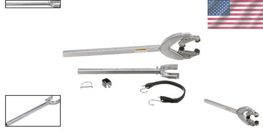 Rugged Adjustable Transom Saver with Heavy Duty Head for Outboard Motors