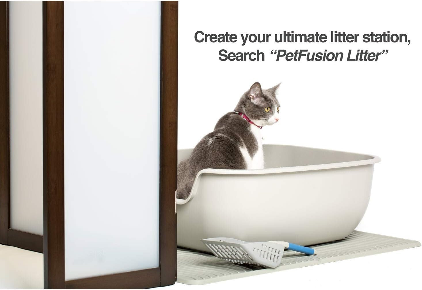 Lightweight Non-Stick Litter Box: Large, Pet Safe Design for Hassle-Free Cleanup