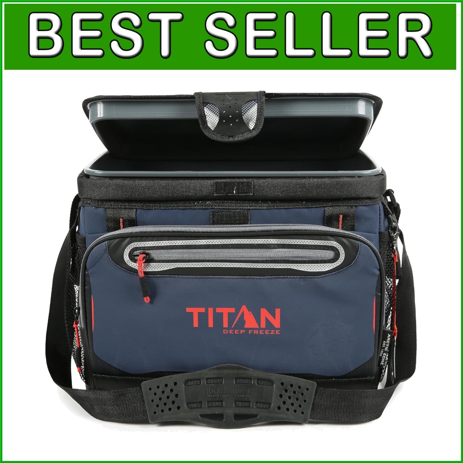 Arctic Zone Titan Zipperless Cooler - Deep Freeze Insulation - 30 Can Capacity