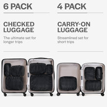 Load image into Gallery viewer, Durable Nylon Packing Cubes - Lightweight 6-Pack Luggage Organizers for Travel