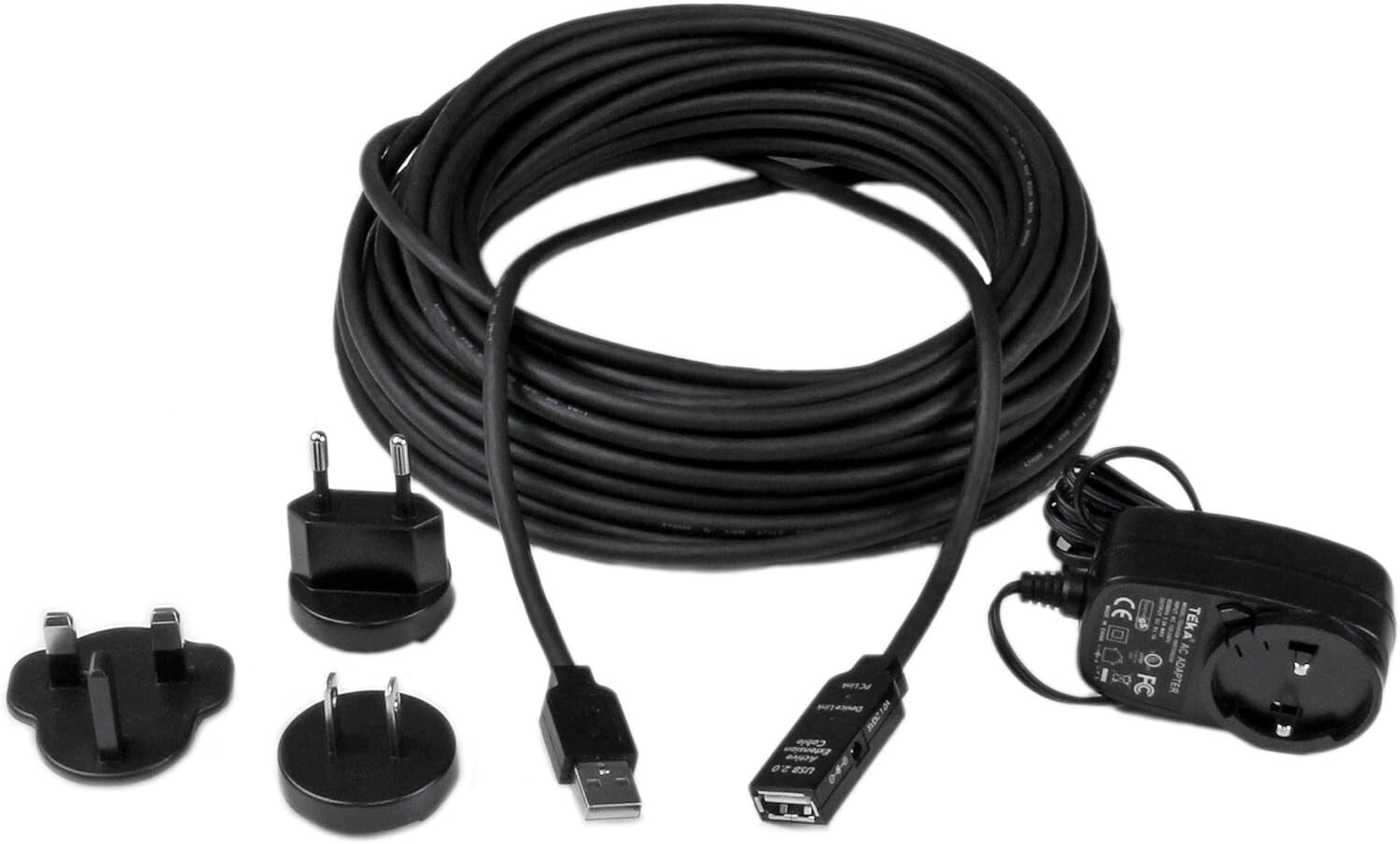 10m Active USB 2.0 Repeater Cable - Male to Female for Seamless Connectivity