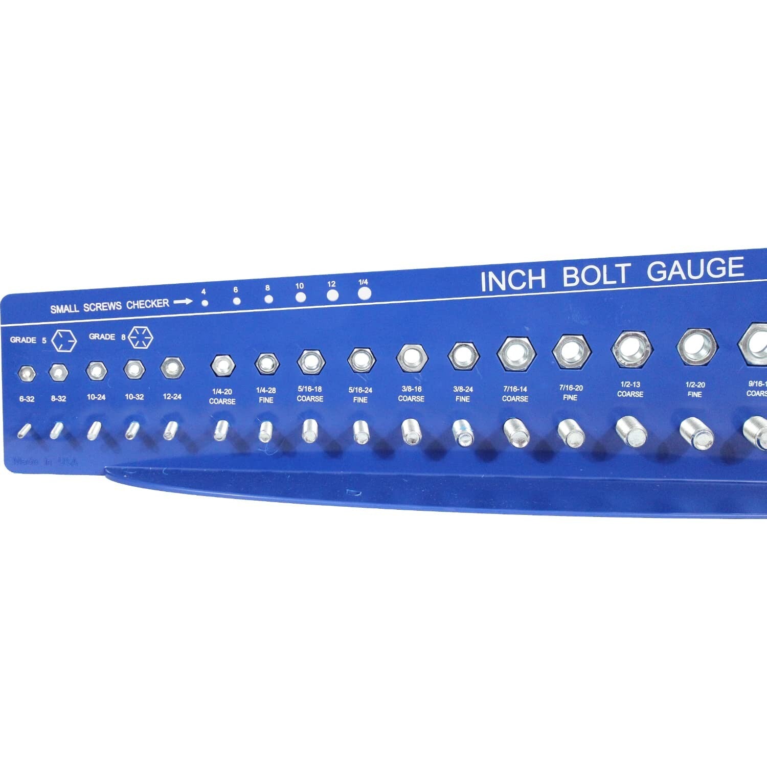 SAE & Metric Bolt Gauges - Fastener Size Checker for Easy Thread Identification