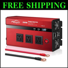 Load image into Gallery viewer, Versatile 2000W Modified Sine Wave Inverter - Perfect for Home, Vehicle &amp; Solar